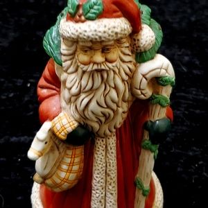 Vintage Sankyo Musical porcelain Santa Claus